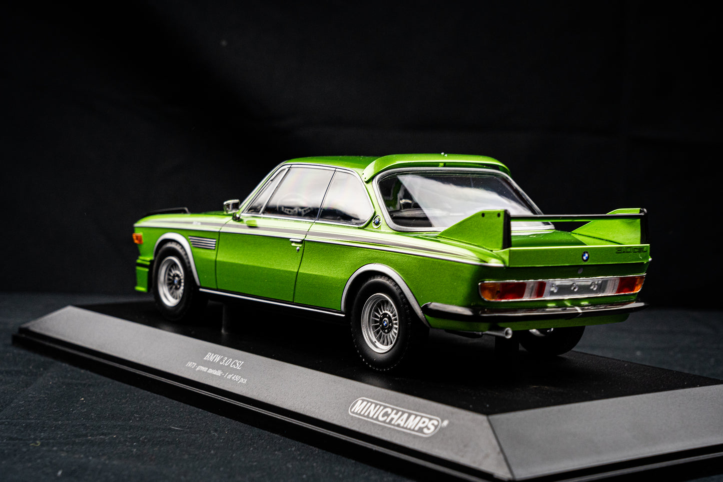 BMW 3.0 CSL E9 1973 grün lim. Edition 504 Stk. - Minichamps 1:18