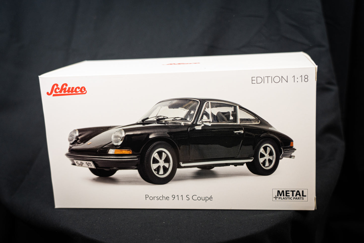 Porsche 911 S Coupe 1973 schwarz, Schuco 1:18