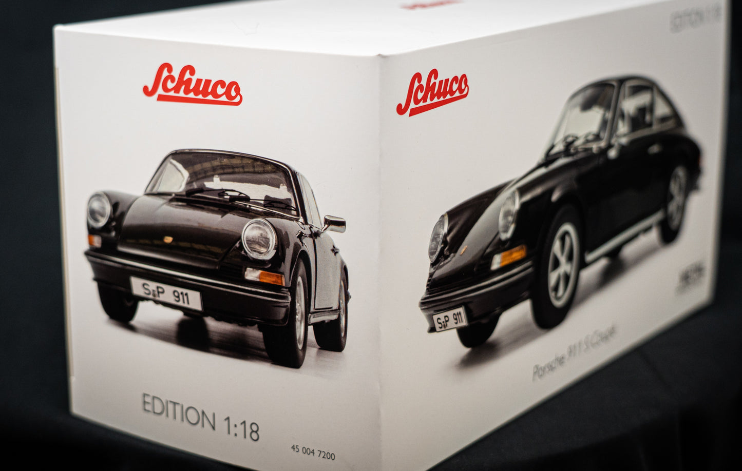 Porsche 911 S Coupe 1973 schwarz, Schuco 1:18