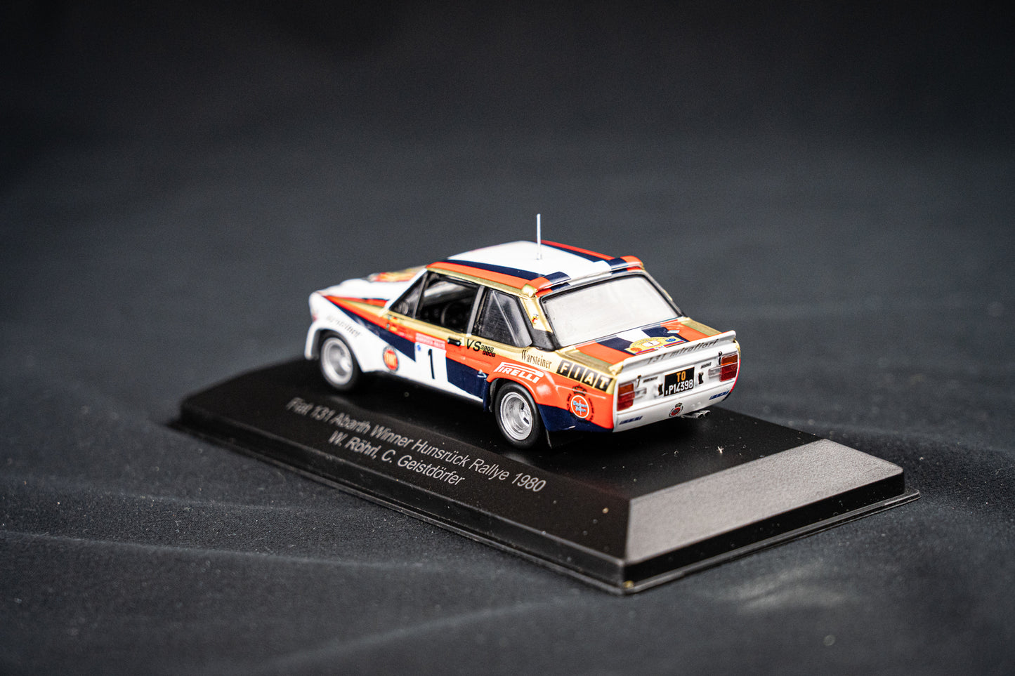 Fiat Abarth 131 #1 Walter Röhrl / Ch. Geistdörfer - Winner Hunsrück Rallye 1980 1:43