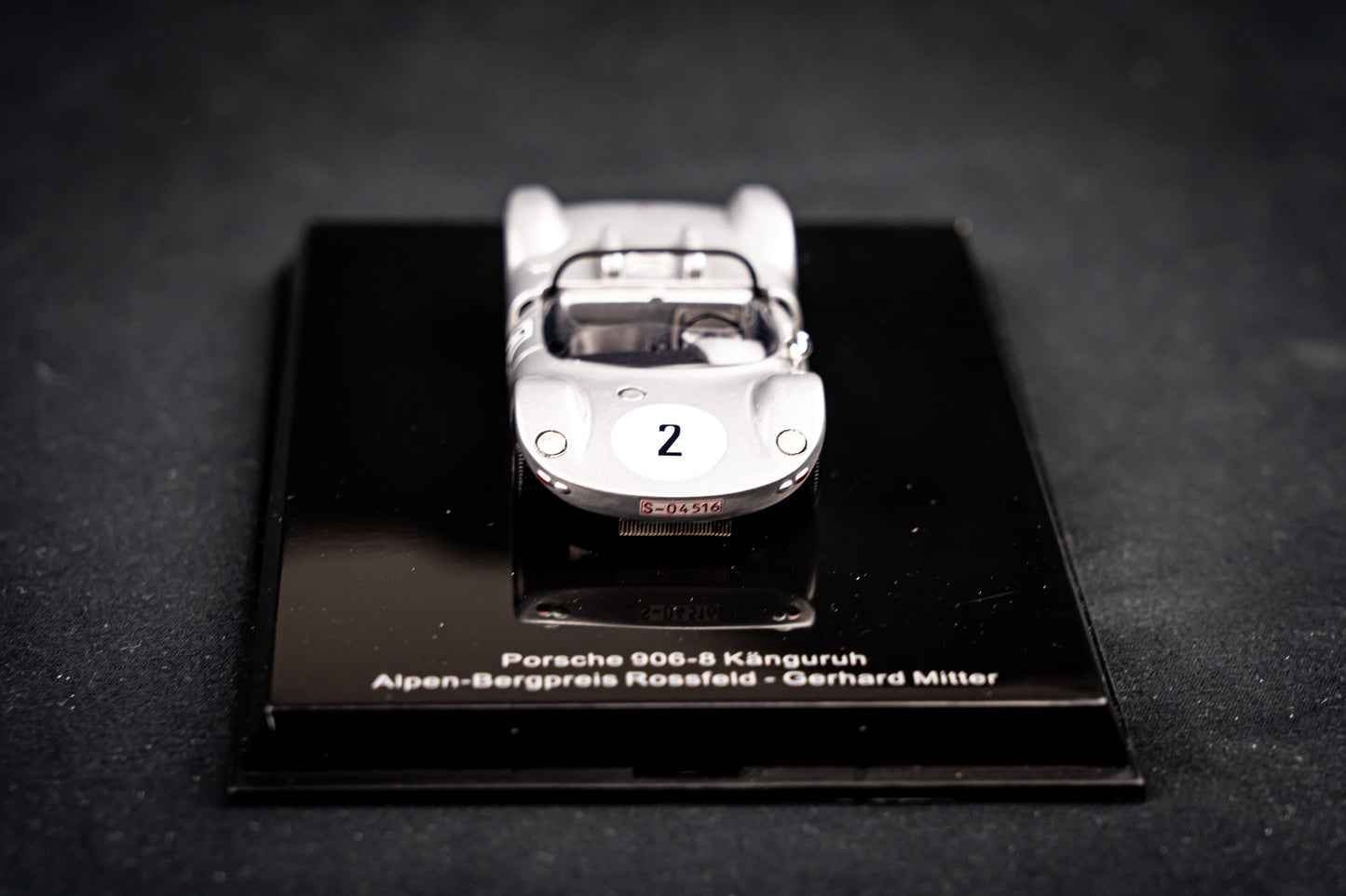 Porsche 906 8 Känguruh #2 Bergpreis Rossfeld 1965 - Gerhard Mitter 1:43