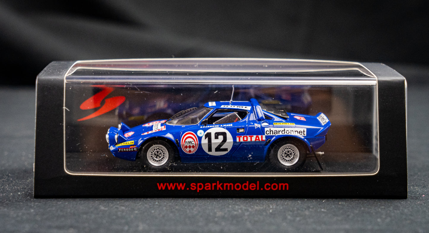 Lancia Stratos HF #12 3rd Rallye Monte Carlo 1976 - Darniche / Mahe Spark 1:43