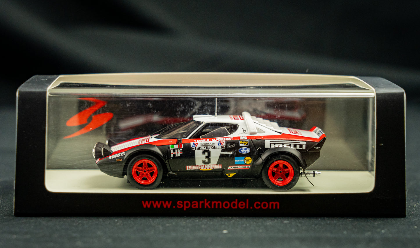 Lancia Stratos HF - T. Carello / M.Perissinot - Rallye Europameisterschaft 1978 Spark 1:43