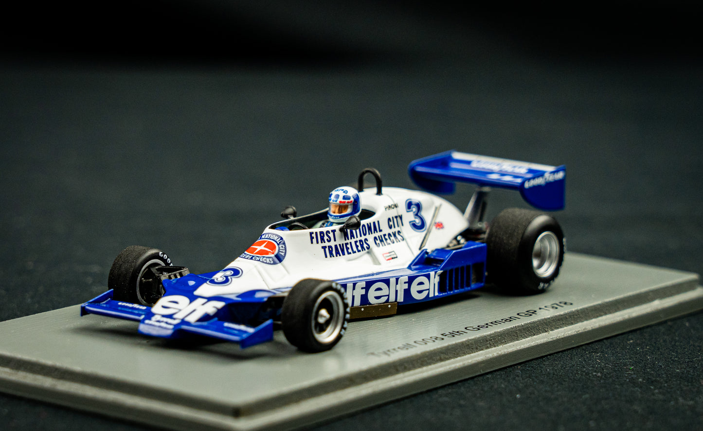 Tyrell 008 #3 Didier Pironi - Formel 1 WM Lauf GP Deutschland / Hockenheim 1978 1:43 Spark