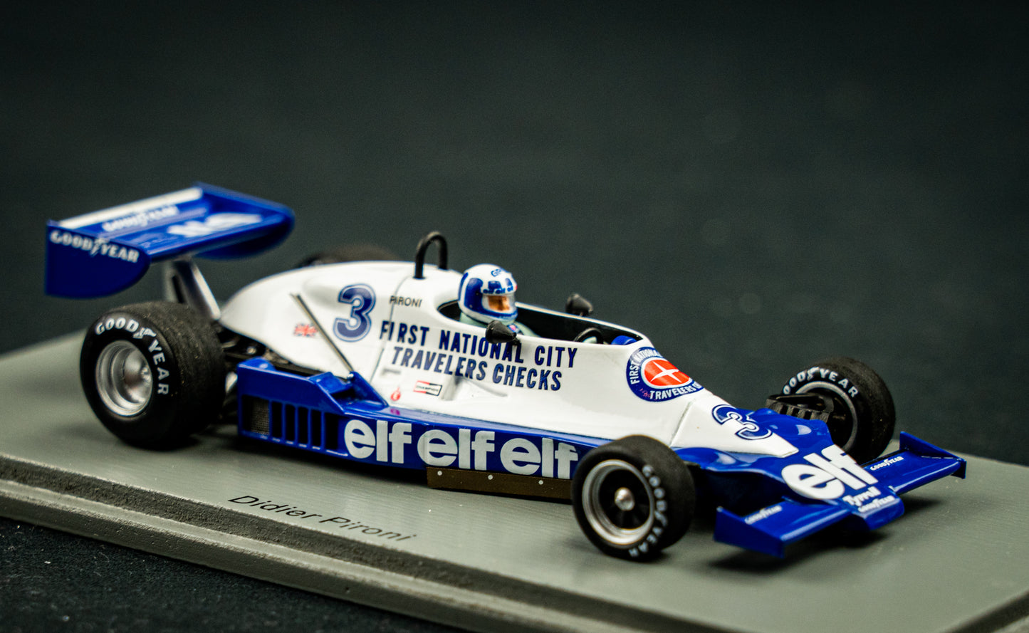 Tyrell 008 #3 Didier Pironi - Formel 1 WM Lauf GP Deutschland / Hockenheim 1978 1:43 Spark