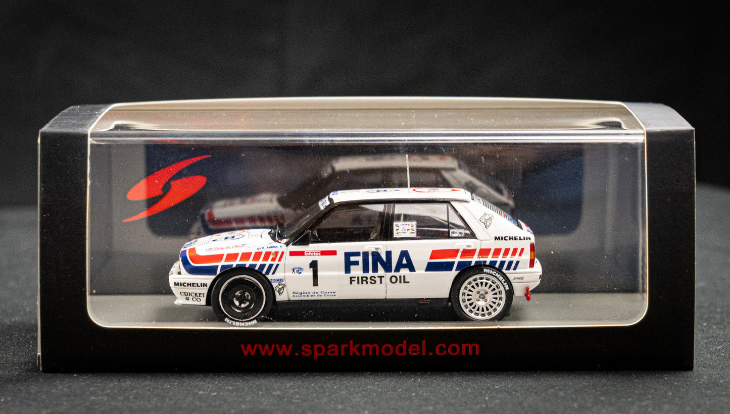 Lancia Delta HF Integrale 16V #1 2nd Tour de Corse Didier Auriol / Bernard Ocelli Spark 1:43