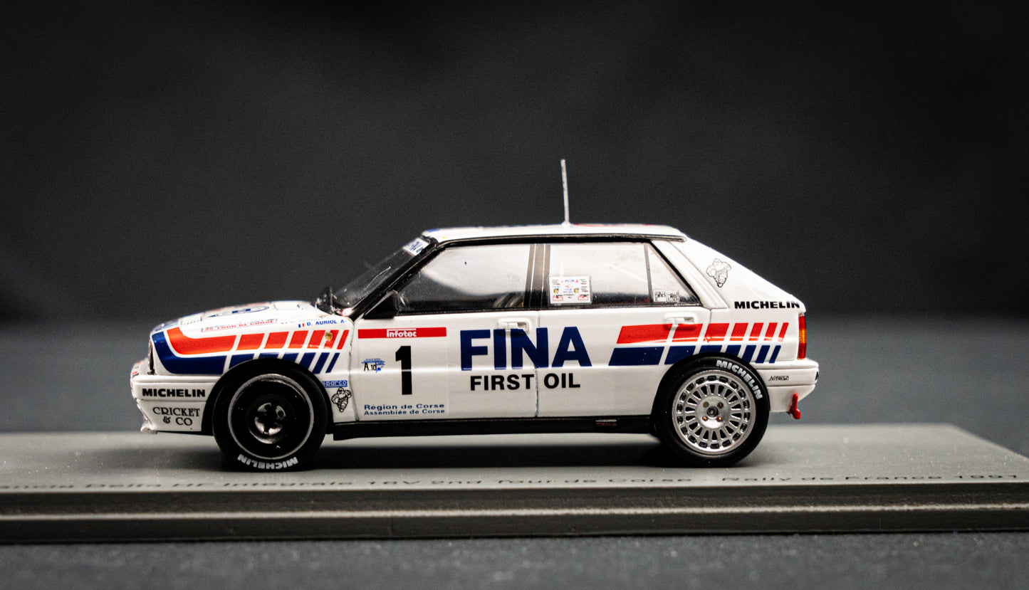 Lancia Delta HF Integrale 16V #1 2nd Tour de Corse Didier Auriol / Bernard Ocelli Spark 1:43