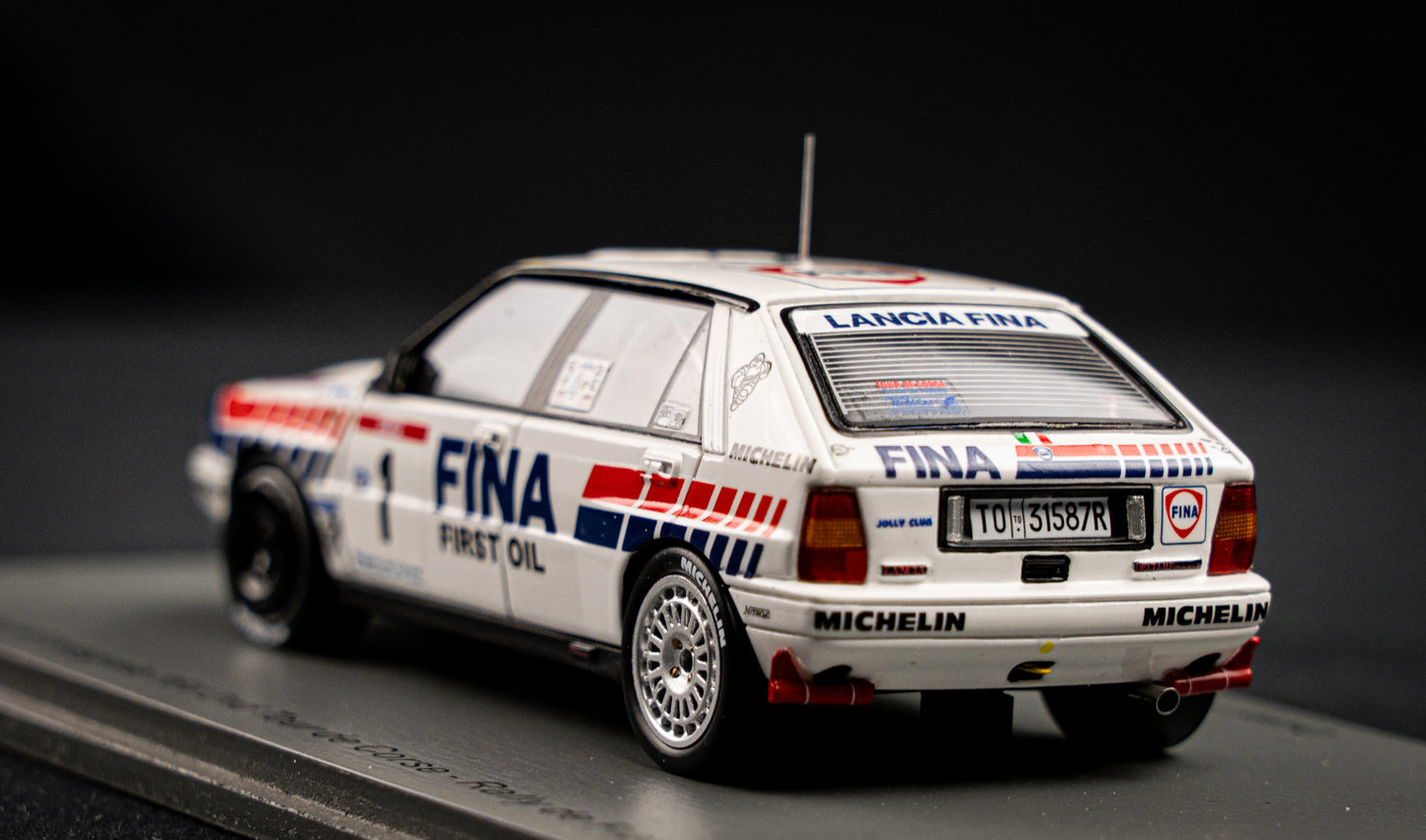 Lancia Delta HF Integrale 16V #1 2nd Tour de Corse Didier Auriol / Bernard Ocelli Spark 1:43