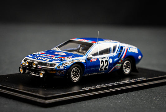 Renault Alpine A310 #22 J. Henry / M. Gelin - Rallye Monte Carlo 1976 - Spark 1:43